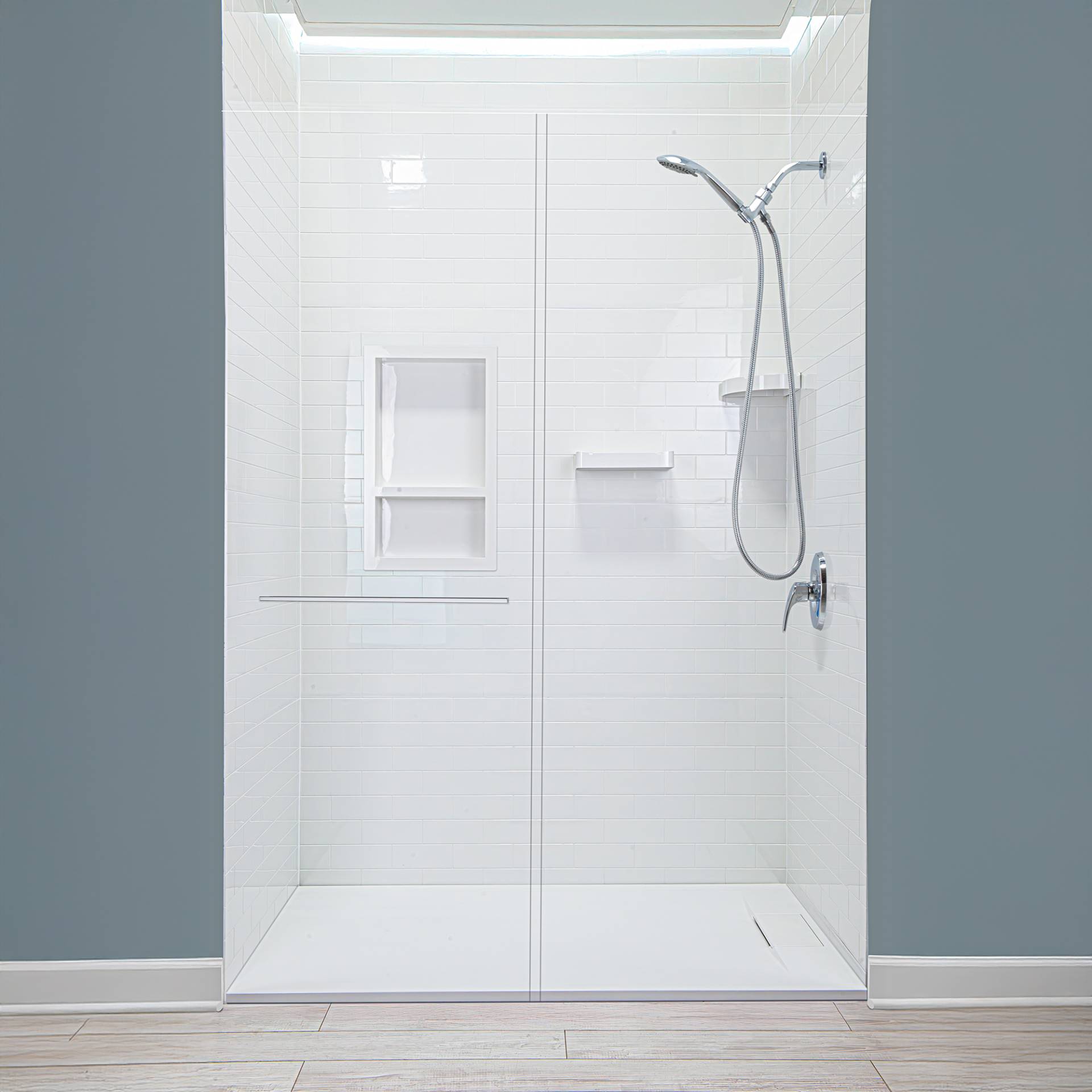 Shower Wall Panels 12 Piece SMC 36″ x 60″ x 96″ - Shower Wall Panels 12 Piece niche acrylic shelf kit | Shower Wall Panels 12 Piece SMC 36″ x 60″ x 96″ - Shower Wall Panels 12 Piece niche acrylic shelf kit |