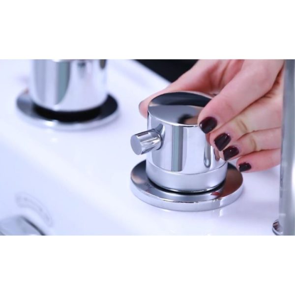 Deck Mount Thermostatic Control Valve 5 Piece Faucet Set for Walk-In Tubs