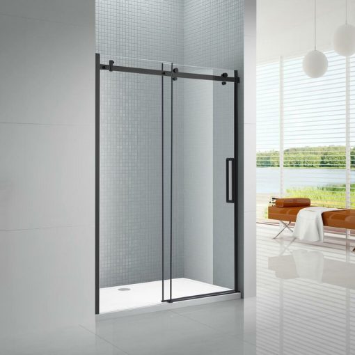 *Clearance Sale* Primo 8mm Chrome Tempered Glass Sliding Door (48×78) - clearance sale primo 8mm tempered glass sliding door 60×78 5 |