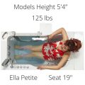 Petite Acrylic Walk-in Tub – 28″w X 52″l (71cm X 132cm)