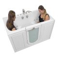 Tub4two Acrylic Walk-in Bathtub With Outward Swing Door, Air + Hydro + Independent Foot Massage 32″x60″ (81cm X 152cm)