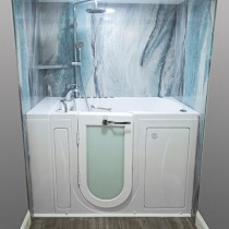 Walk-in Tub And Shower Combo