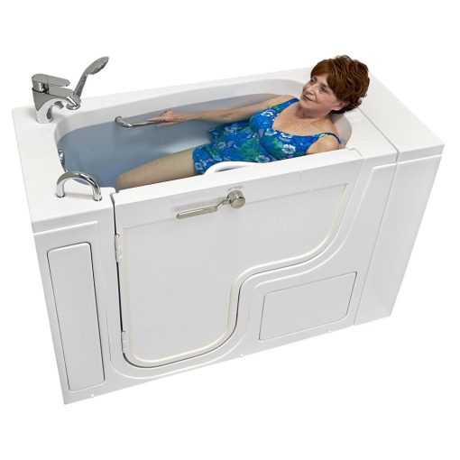 Transfer26 Outward Swing Door Wheelchair Accessible Acrylic Walk-in Bathtub – 26″w X 52″l (66cm X 132cm)