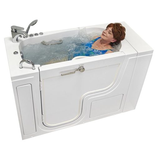 Transfer26 Outward Swing Door Wheelchair Accessible Acrylic Walk-in Bathtub – 26″w X 52″l (66cm X 132cm)