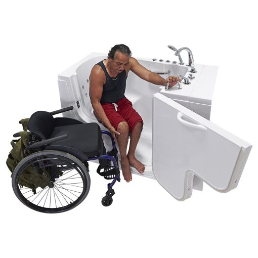 Transfer32 Wheelchair Accessible Walk-In tub – 32″x 52″ (81 x 132cm), Dual Drain Technology - transfer30 wheelchair accessible walk in bathtub 30″w x 52″l 76cm x 132cm 42 |