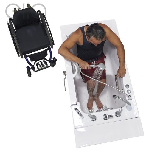 Transfer32 Wheelchair Accessible Walk-in Bathtub – 32″w X 52″l (81cm X 132cm)