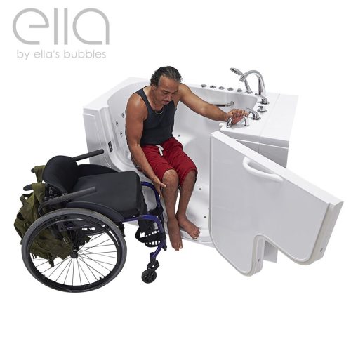 Transfer32 Wheelchair Accessible Walk-in Bathtub – 32″w X 52″l (81cm X 132cm)