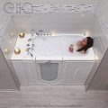 Monaco Outward Swing Door Acrylic Walk-in Bathtub – 32″w X 52″l (81cm X 132cm)