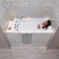 Monaco Outward Swing Door Acrylic Walk-in Bathtub – 32″w X 52″l (81cm X 132cm)