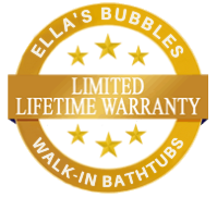 Limited Lifetime Warranty icon for Ella's Bubbles Walk In Bathtubs