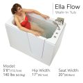 Ella Flow Walk In Tub 28×48