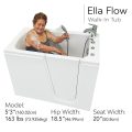 Ella Flow Walk In Tub 28×48