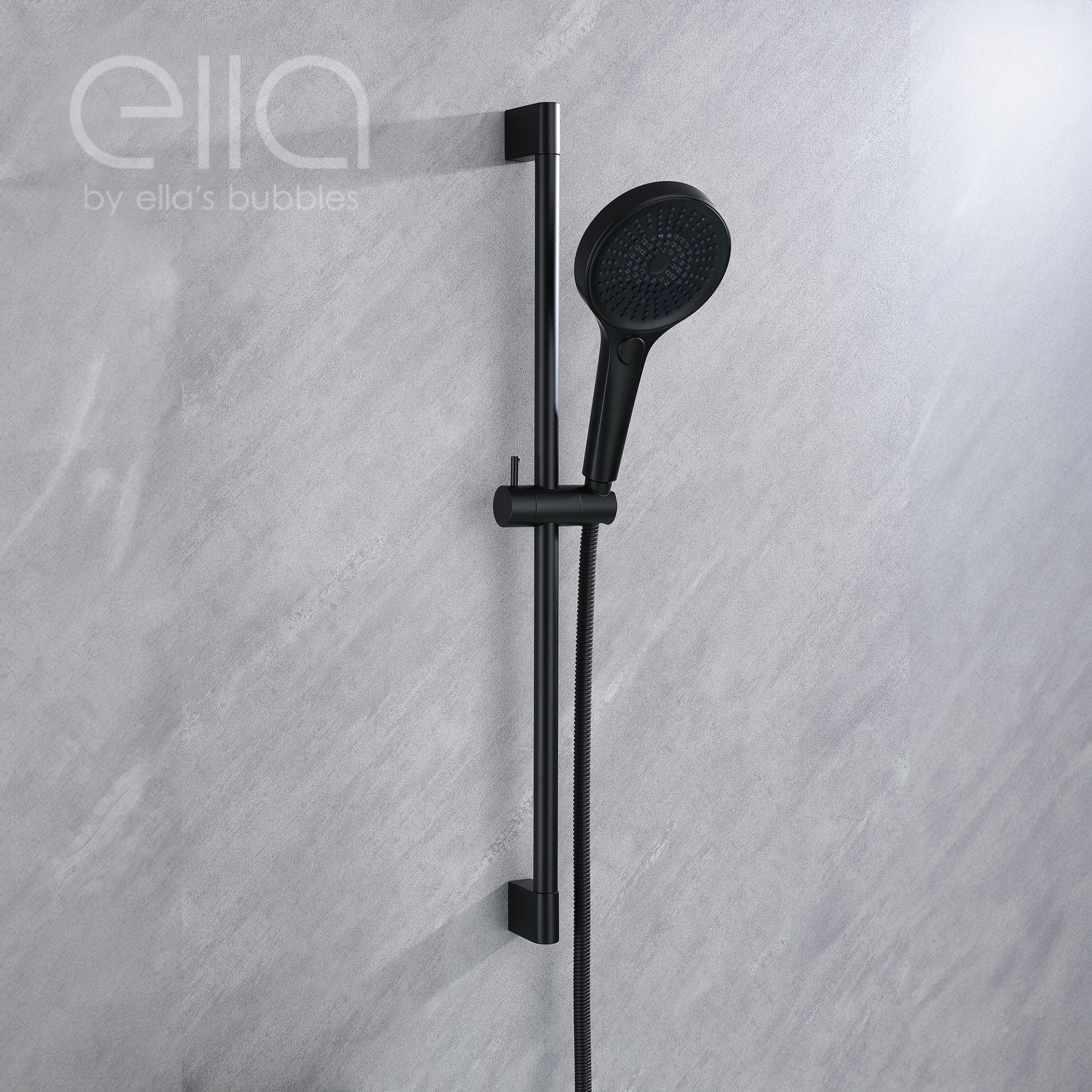 Waterfall Bathtub Faucet Wall Mount with 24" Slider and Hand Held Shower - DT9A6078 |