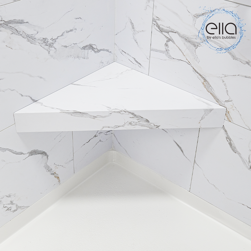 Tongue & Groove PVC Carrara Tile 25"x15" - shower bases bathtubs gallery 6 |