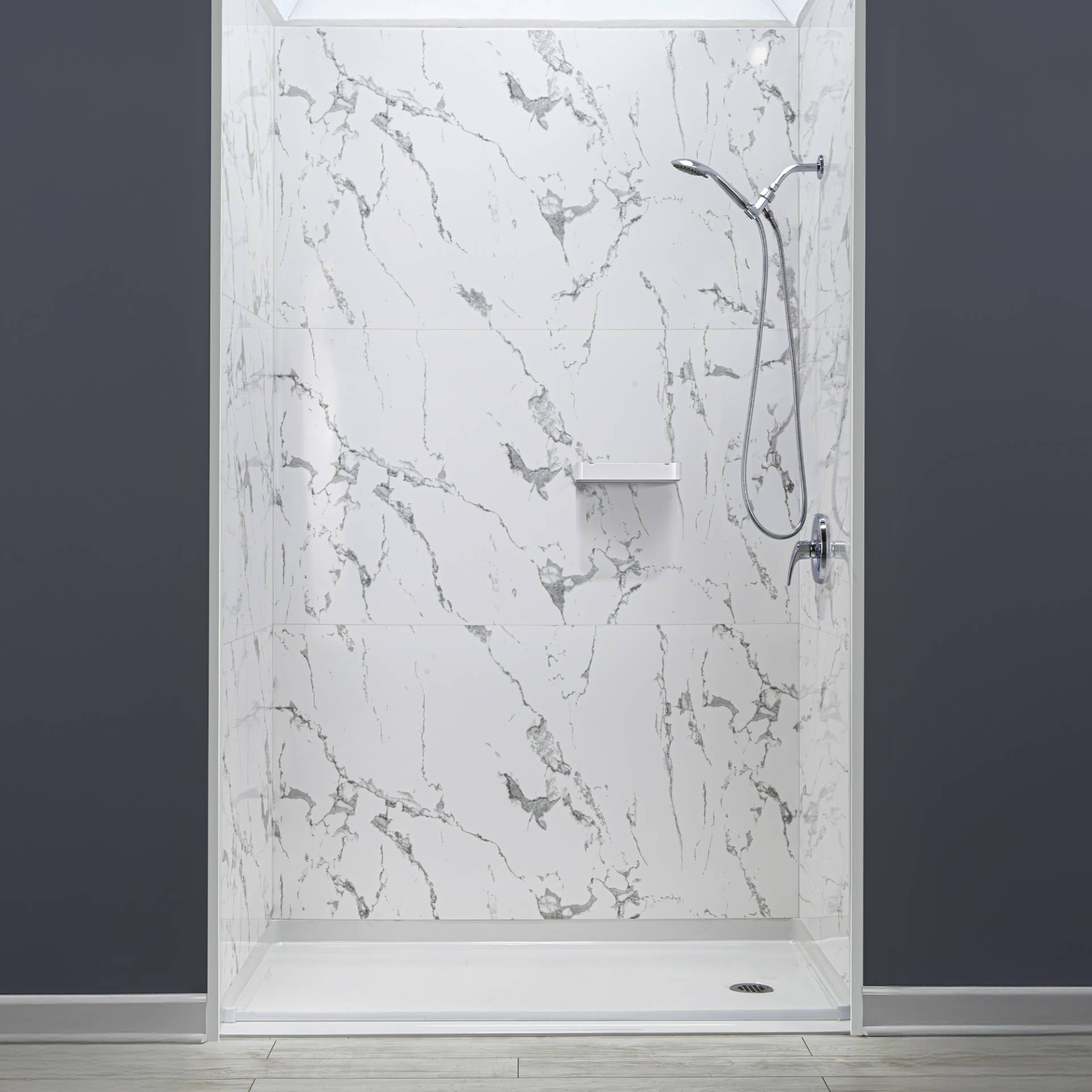Acrylic Shower Wall Surround 9 Piece 36″ x 60″ x 96″ - Acrylic Shower Wall Surround 9 Piece shelf |